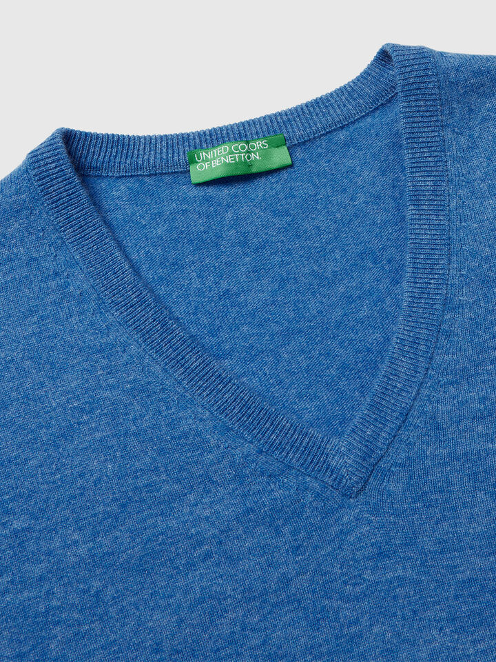 V NECK SWEATER L/S Homme image number 6